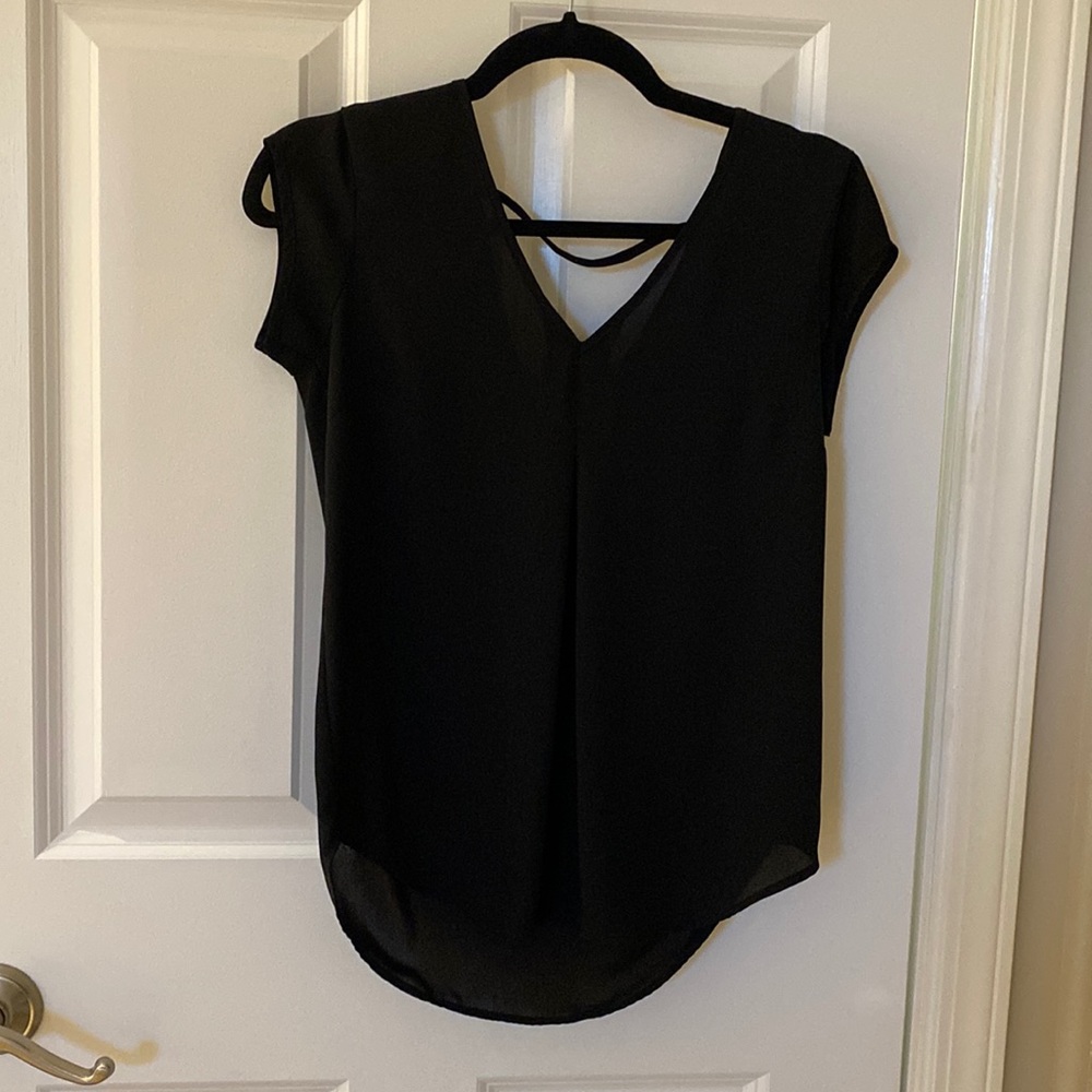 Halogen black blouse